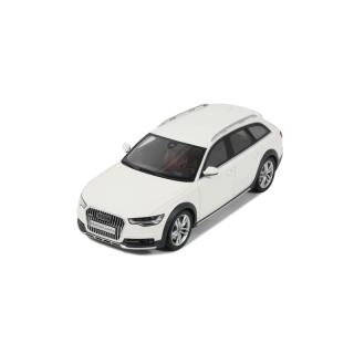 AUDI C7 ALL ROAD IBIS WHITE 2015 OttO mobile 1:18 Resinemodell (Türen, Motorhaube... nicht zu öffnen!)